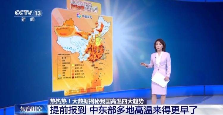 体育皇冠信用网站_越来越热不是错觉体育皇冠信用网站！大数据揭秘我国高温四大趋势